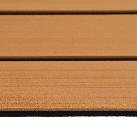 VidaXL Mata Łodziowa Paski brązowy i czarny 240 x 60 cm EVA