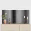 VidaXL Panele ścienne 2 pcs Szary 60,5 x 60 cm
