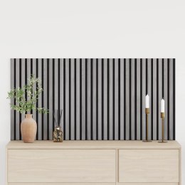 VidaXL Panele ścienne 2 pcs Szary 60,5 x 60 cm