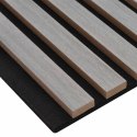 VidaXL Panele ścienne 2 pcs Szary 60,5 x 60 cm