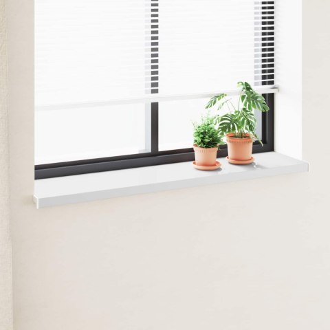 VidaXL Parapet okienny Biały 120 x 35 x 4,5 cm PVC