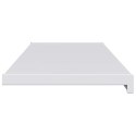 VidaXL Parapet okienny Biały 120 x 35 x 4,5 cm PVC
