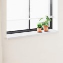VidaXL Parapet okienny Biały 140 x 30 x 4,5 cm PVC