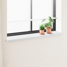 VidaXL Parapet okienny Biały 140 x 30 x 4,5 cm PVC