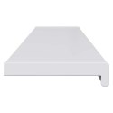 VidaXL Parapet okienny Biały 160 x 20 x 4,5 cm PVC