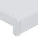 VidaXL Parapet okienny Biały 60 x 15 x 4,5 cm PVC
