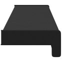 VidaXL Parapet okienny Czarny z rysunkiem drewna 80 x 10 x 4,5 cm PVC