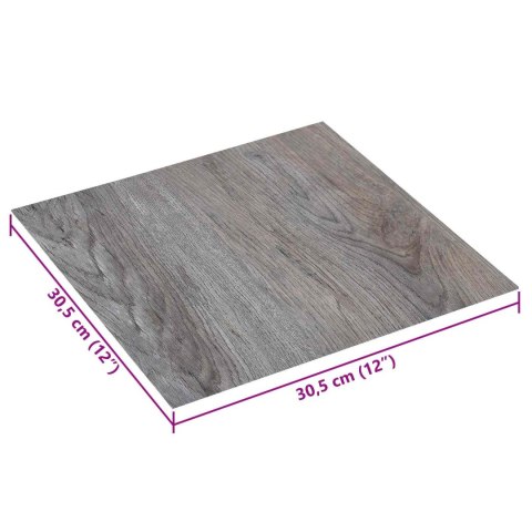 VidaXL Samoprzylepne Deski Podłogowe 30,5 x 30,5 cm 20 pcs PVC