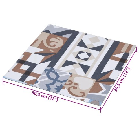 VidaXL Samoprzylepne Deski Podłogowe 30,5 x 30,5 cm 20 pcs PVC