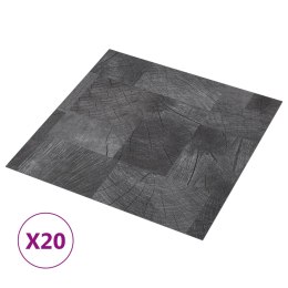 VidaXL Samoprzylepne Deski Podłogowe 30,5 x 30,5 cm 20 pcs PVC