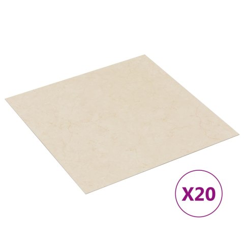 VidaXL Samoprzylepne Deski Podłogowe 30,5 x 30,5 cm 20 pcs PVC