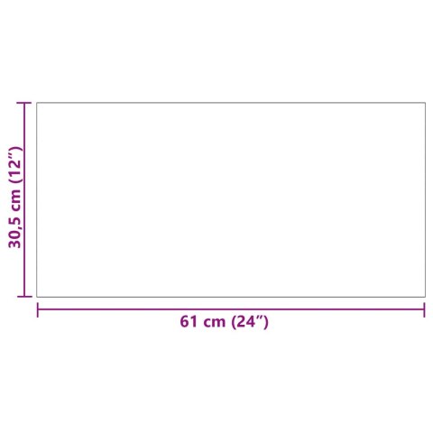 VidaXL Samoprzylepne panele podłogowe PVC 30,5 x 61 cm 28 pcs PVC