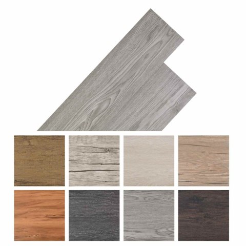 VidaXL Samoprzylepne panele podłogowe PVC 30,5 x 61 cm 28 pcs PVC