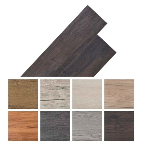 VidaXL Samoprzylepne panele podłogowe PVC 30,5 x 61 cm 28 pcs PVC