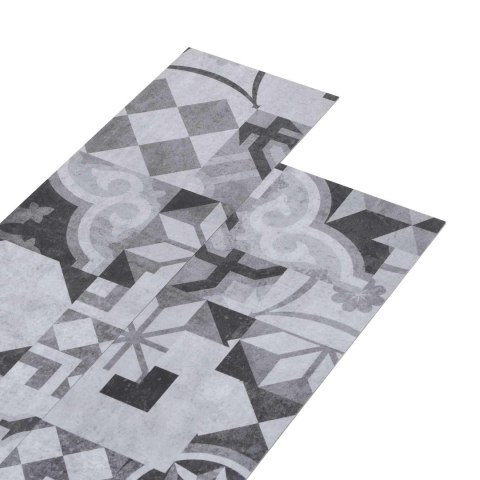 VidaXL Samoprzylepne panele podłogowe PVC 30,5 x 61 cm 28 pcs PVC