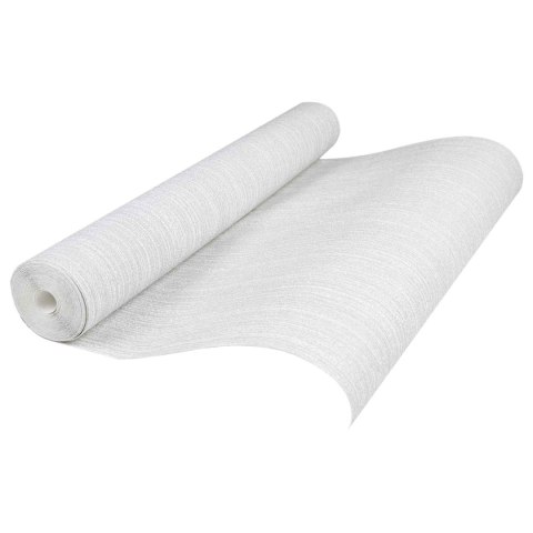 VidaXL Tapeta 3D Solid jasnoszary 10 x 0,53 m Tkanina nienałożona