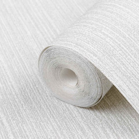 VidaXL Tapeta 3D Solid jasnoszary 10 x 0,53 m Tkanina nienałożona