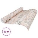 VidaXL Tapeta 3D z kamieniem Beżowy 10 x 0,53 m Tkanina nienałożona