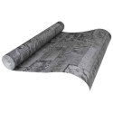 VidaXL Tapeta 3D z kamieniem Czarny 10 x 0,53 m Tkanina nienałożona