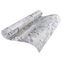 VidaXL Tapeta 3D z kamieniem Szary 10 x 0,53 m Tkanina nienałożona