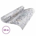 VidaXL Tapeta 3D z kamieniem Szary 10 x 0,53 m Tkanina nienałożona