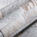 VidaXL Tapeta 3D z kamieniem Szary 10 x 0,53 m Tkanina nienałożona