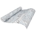 VidaXL Tapeta 3D z kamieniem jasnoszary 10 x 0,53 m