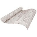 VidaXL Tapeta 3D z kamieniem kremowy 10 x 0,53 m Tkanina nienałożona