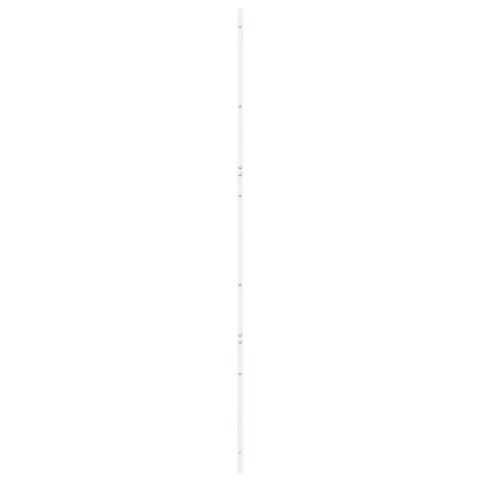 VidaXL Drzwi do stodoły Biały 100 x 2,5 x 208 cm Lite drewno sosnowe