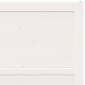 VidaXL Drzwi do stodoły Biały 100 x 2,5 x 208 cm Lite drewno sosnowe