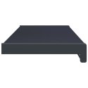 VidaXL Parapet okienny Antracytowy z rysunkiem drewna 60 x 25 x 4,5 cm