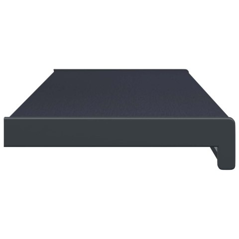 VidaXL Parapet okienny Antracytowy z rysunkiem drewna 60 x 25 x 4,5 cm