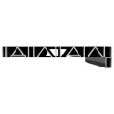 VidaXL Parapet okienny Antracytowy z rysunkiem drewna 60 x 25 x 4,5 cm