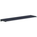 VidaXL Parapet okienny Antracytowy z rysunkiem drewna 60 x 25 x 4,5 cm