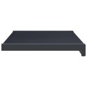 VidaXL Parapet okienny Antracytowy z rysunkiem drewna 80 x 30 x 4,5 cm