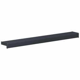 VidaXL Parapet okienny Antracytowy z rysunkiem drewna PVC