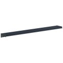 VidaXL Parapet okienny Antracytowy z rysunkiem drewna PVC