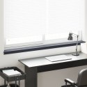 VidaXL Parapet okienny Antracytowy z rysunkiem drewna PVC