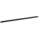 VidaXL Parapet okienny Antracytowy z rysunkiem drewna PVC