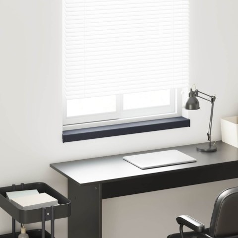 VidaXL Parapet okienny Antracytowy z rysunkiem drewna PVC