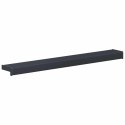 VidaXL Parapet okienny Antracytowy z rysunkiem drewna PVC