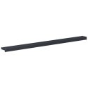 VidaXL Parapet okienny Antracytowy z rysunkiem drewna PVC