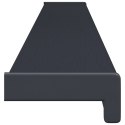 VidaXL Parapet okienny Antracytowy z rysunkiem drewna PVC