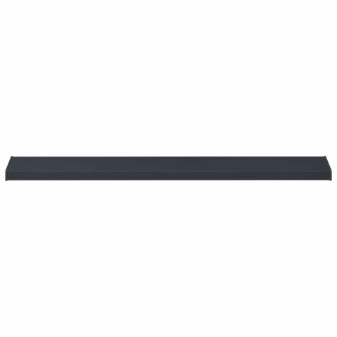 VidaXL Parapet okienny Antracytowy z rysunkiem drewna PVC