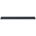 VidaXL Parapet okienny Antracytowy z rysunkiem drewna PVC