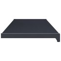 VidaXL Parapet okienny Antracytowy z rysunkiem drewna PVC