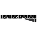 VidaXL Parapet okienny Antracytowy z rysunkiem drewna PVC