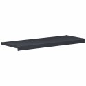 VidaXL Parapet okienny Antracytowy z rysunkiem drewna PVC