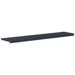 VidaXL Parapet okienny Antracytowy z rysunkiem drewna PVC