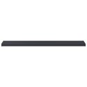 VidaXL Parapet okienny Antracytowy z rysunkiem drewna PVC